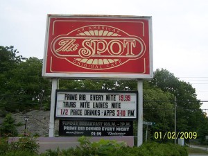 the spot